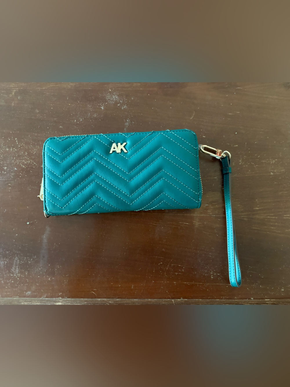 Anne Klein Quilted Teal Wallet